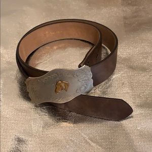 Ariat Belt with Comstock German Silver Buckle